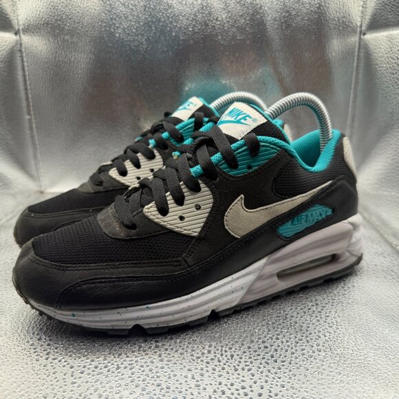 Size 7.5 Nike  Air Max 90 Black White Mens Comfort Athletic Sneakers‎ 653539-992 main image 6